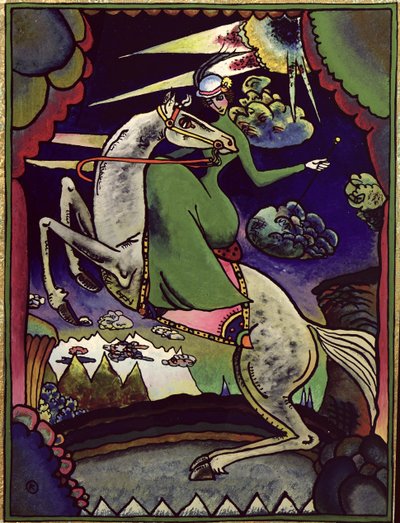 Amazonka in the Mountains by Wassily Kandinsky